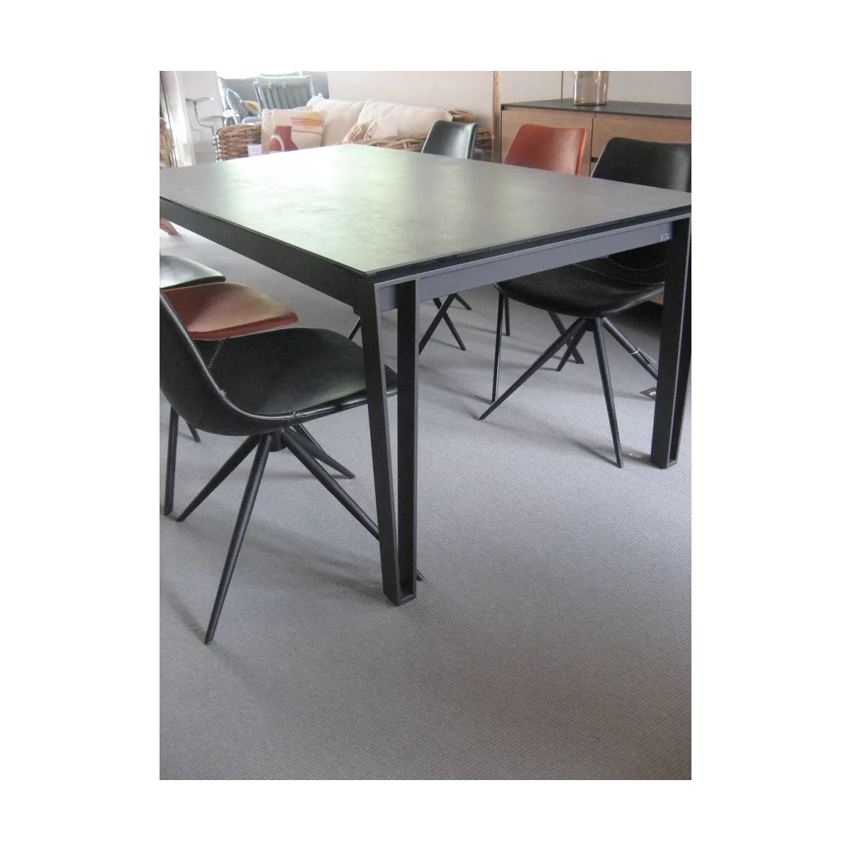 Table Osaka 180cm en Céramique Iron Grey