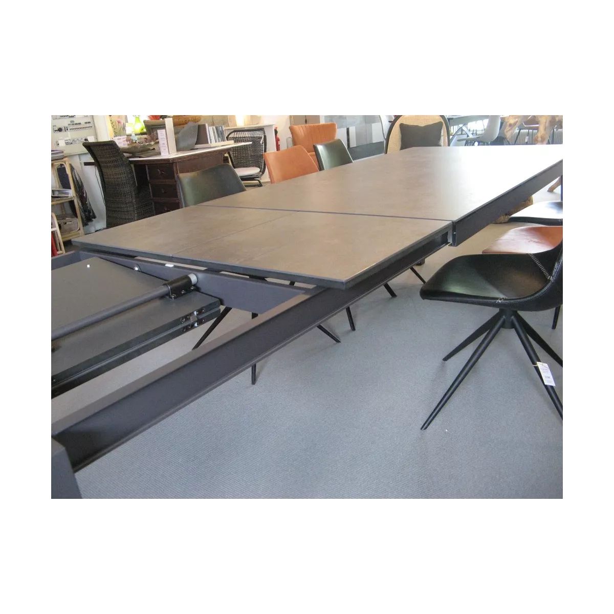 Table Osaka 180cm en Céramique Iron Grey