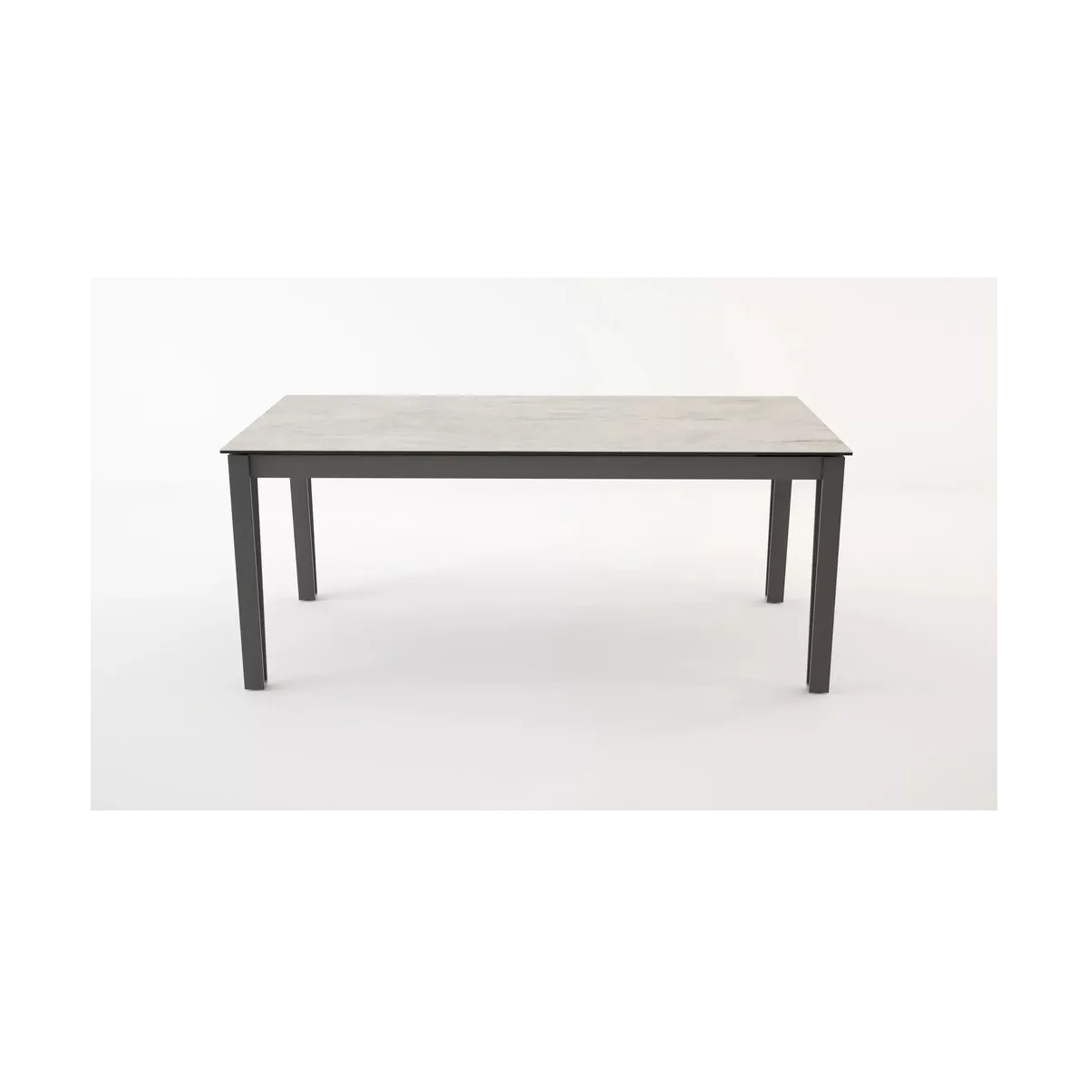 Table Osaka 160cm en Céramique Gris Béton