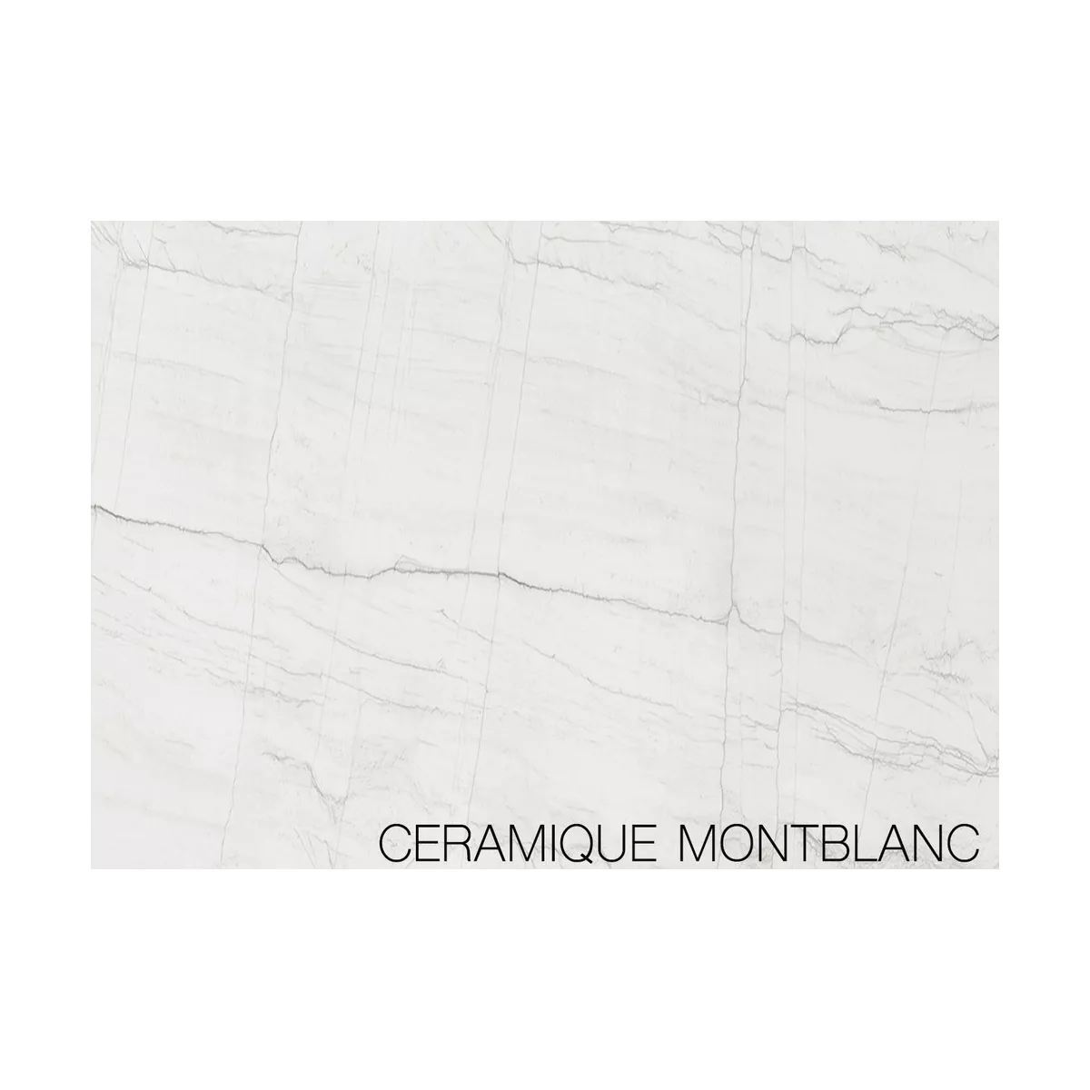 Table Osaka 140cm en Céramique Marbre Blanc