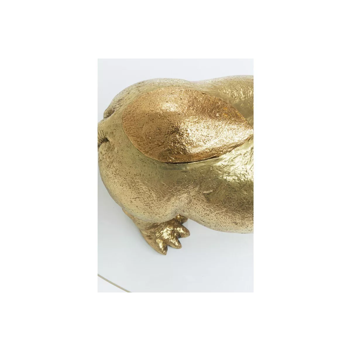 Table basse Animal Hippopotame Doré