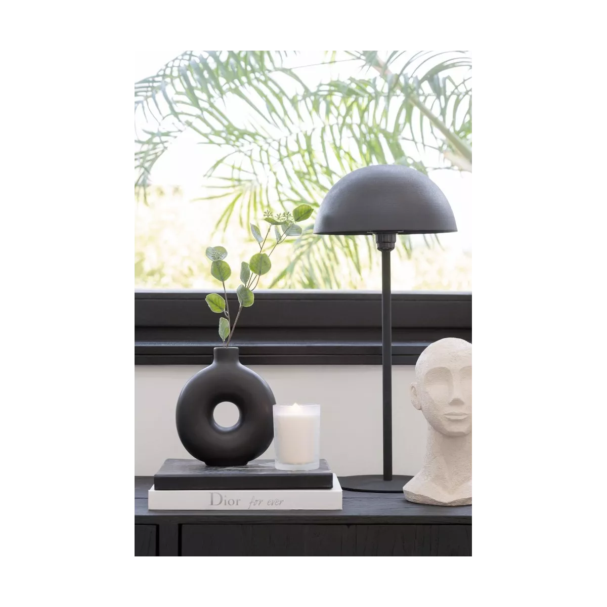Tête Résine Beige h22cm