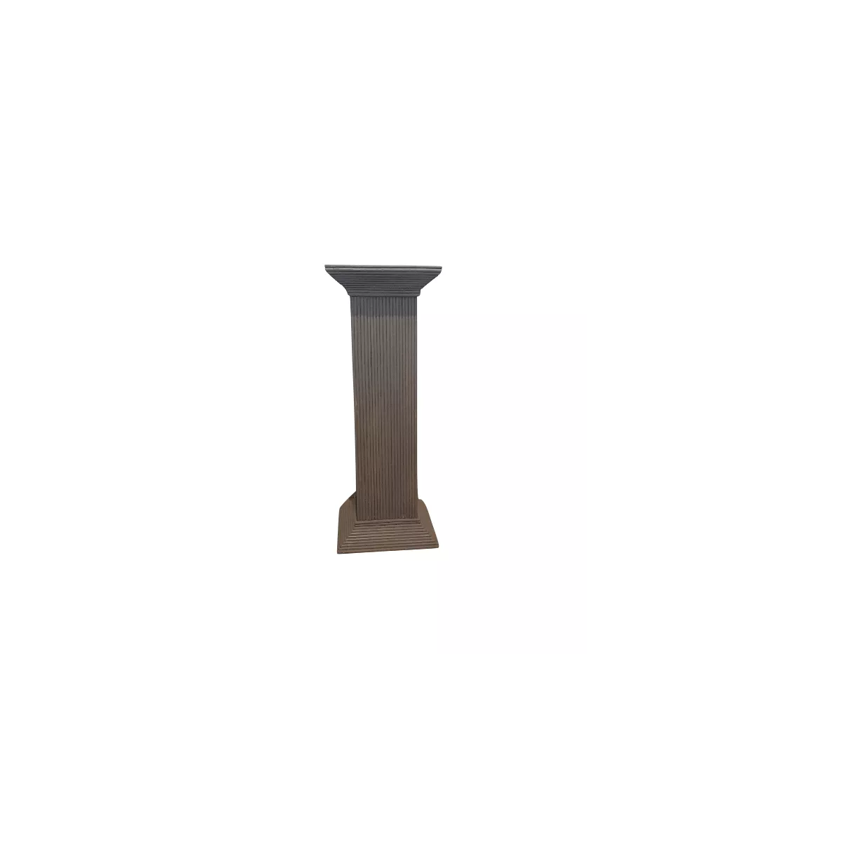 Colonne Grecque en Rotin H.91 cm Taupe