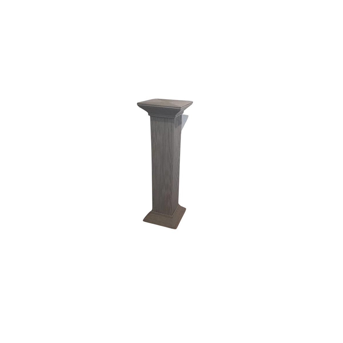 Colonne Grecque en Rotin H.75 cm Taupe