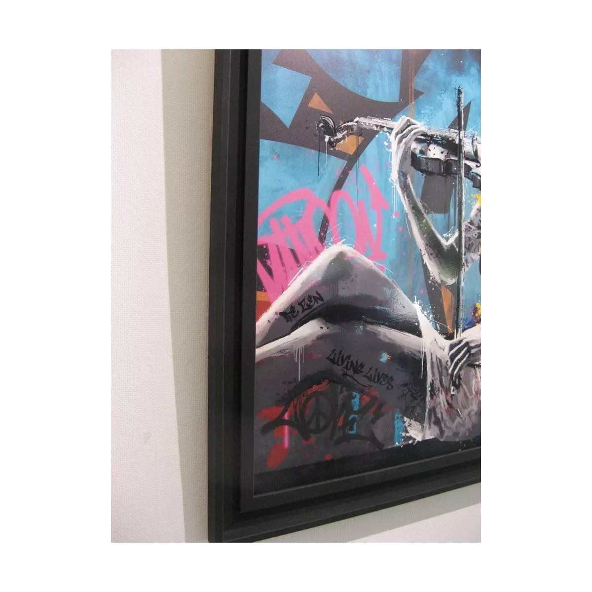 Tableau Romaric, La Violoniste 93x93