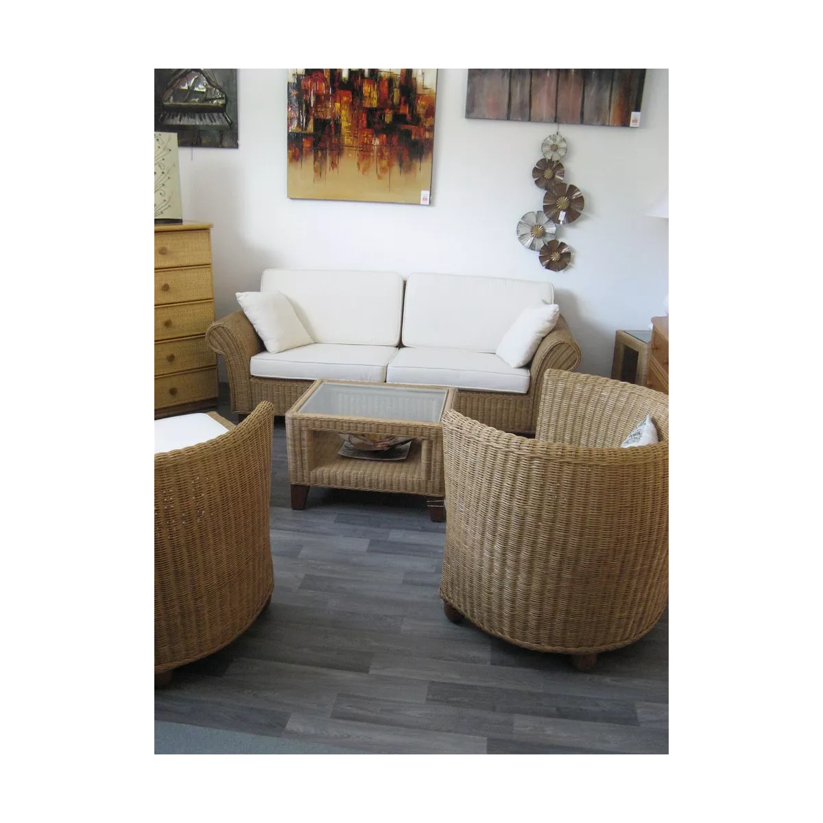 Coussin Ecru pour Canapé Katia 2 Places
