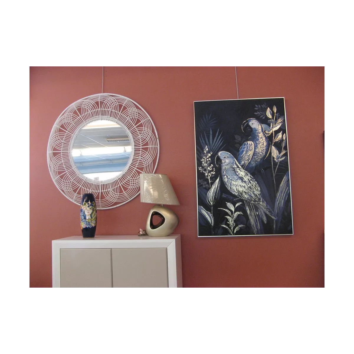 Tableau Perroquets 80x120