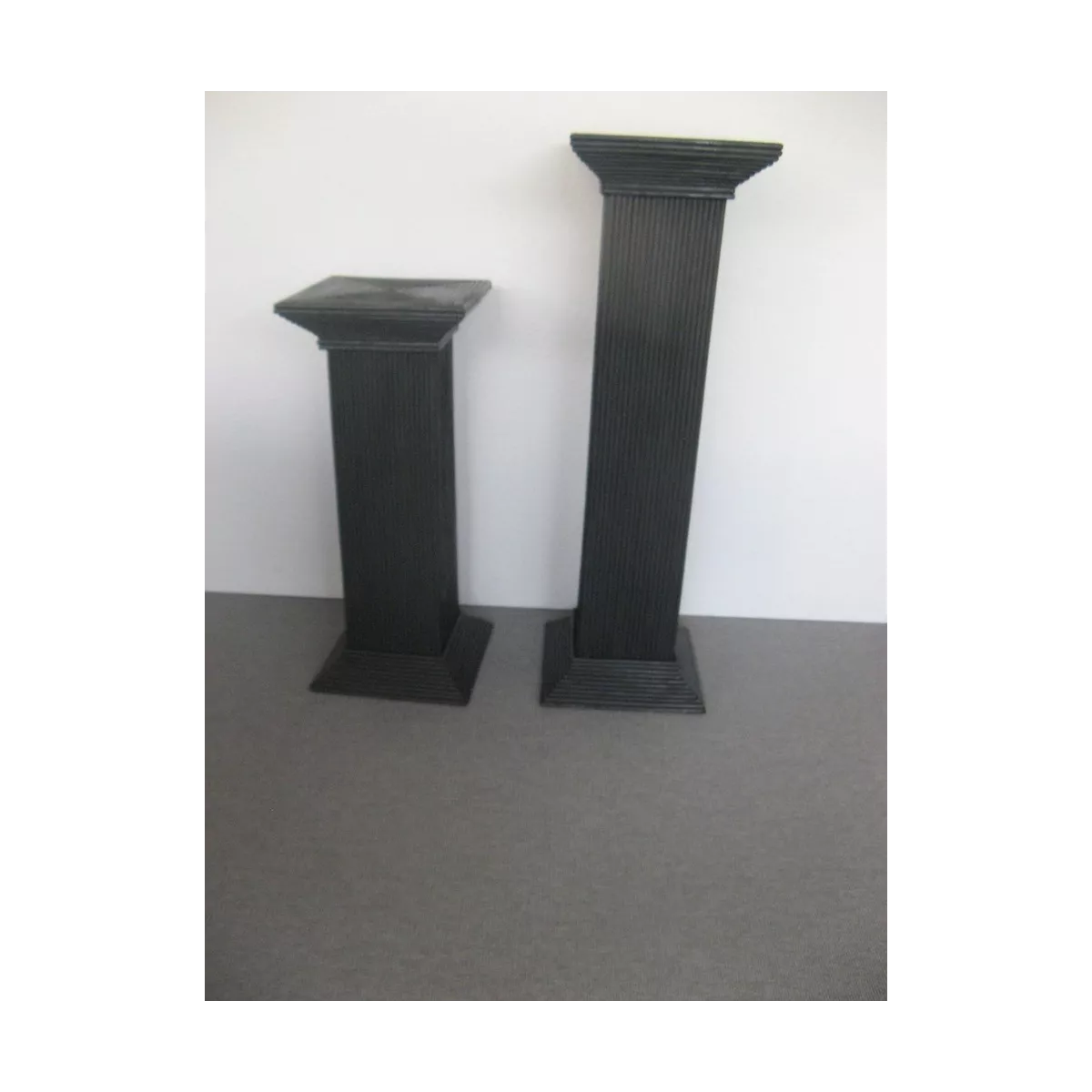 Colonne Grecque en Rotin H.91 cm Titan