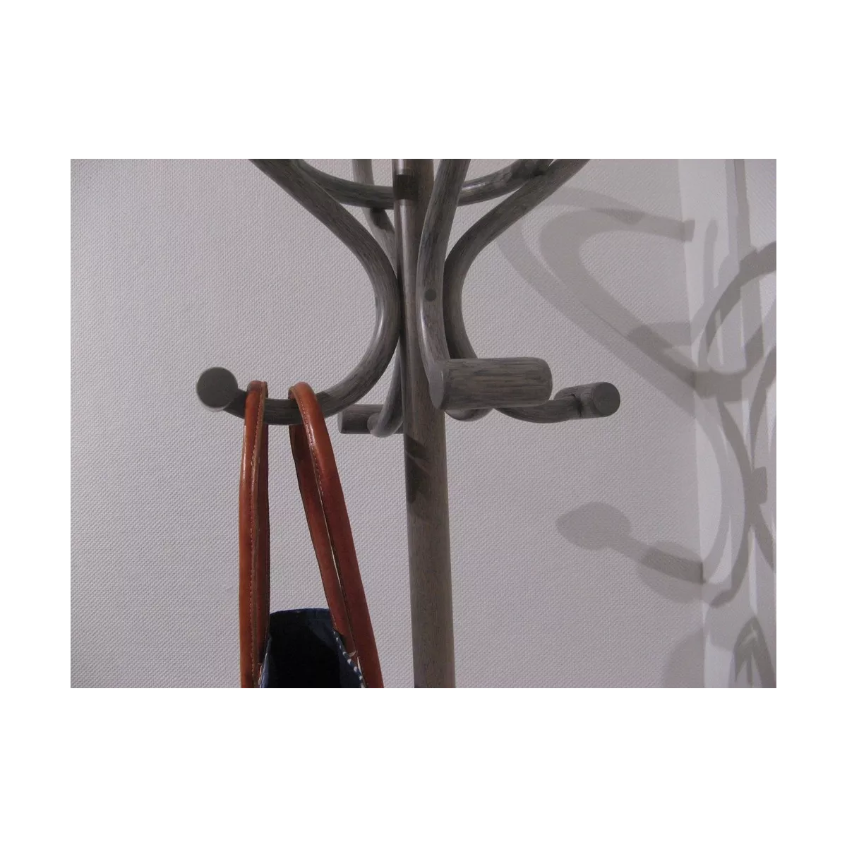 Porte Manteaux Rotin Coloris Gris