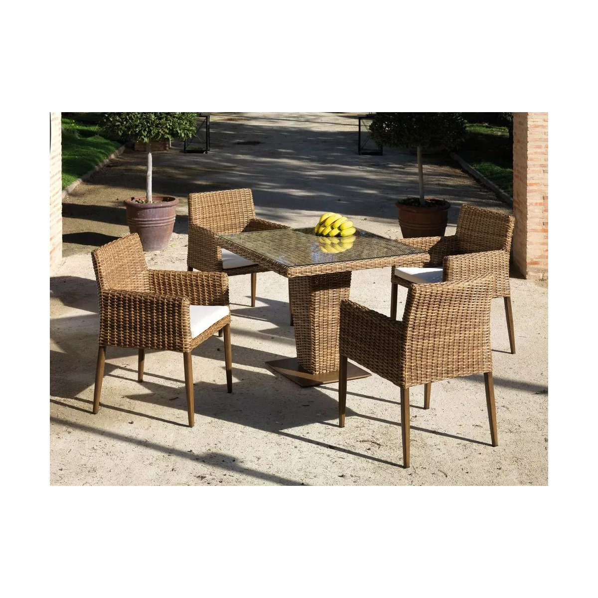 Fauteuil de Repas Résine Agadir