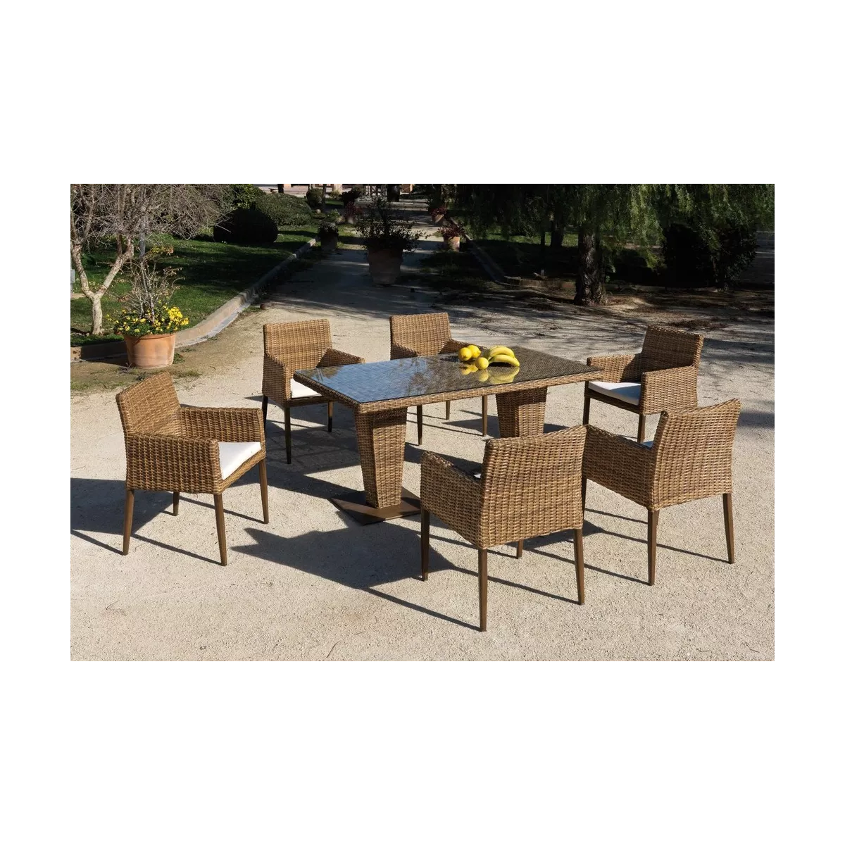Fauteuil de Repas Résine Agadir