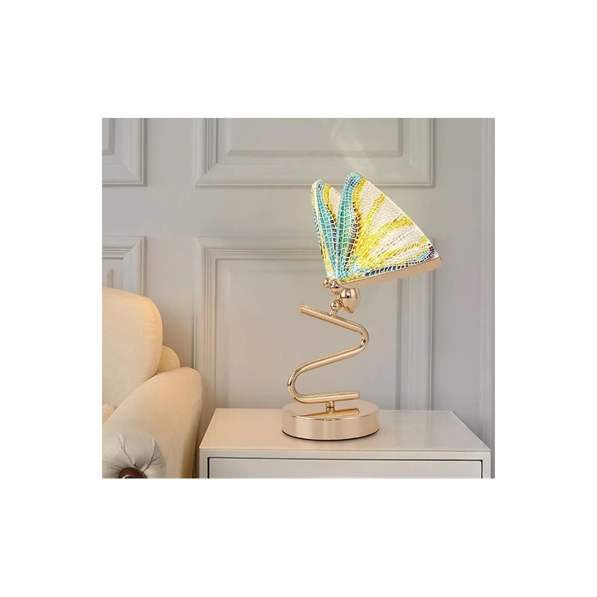 Lampe Papillon coloré