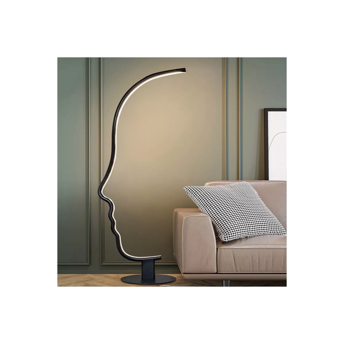 Lampadaire Led Visage