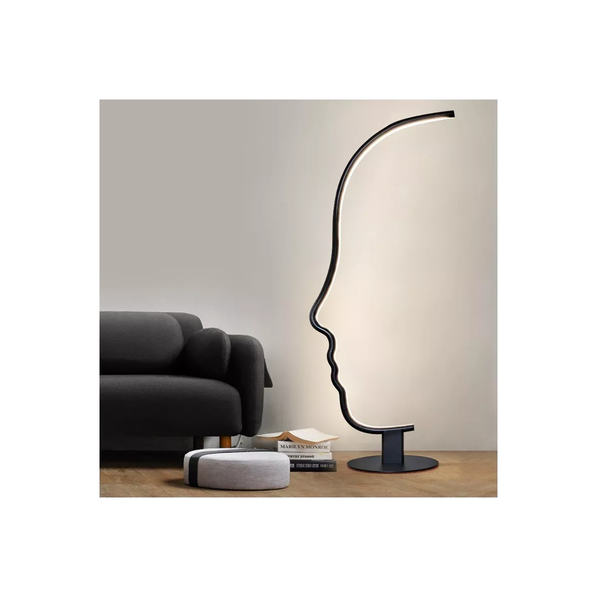 Lampadaire Led Visage