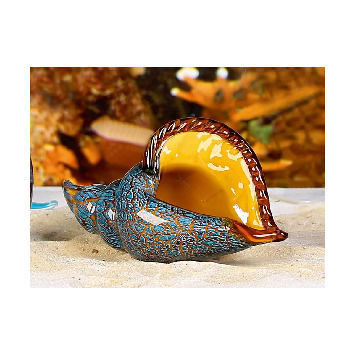 Coquillage en pate de verre