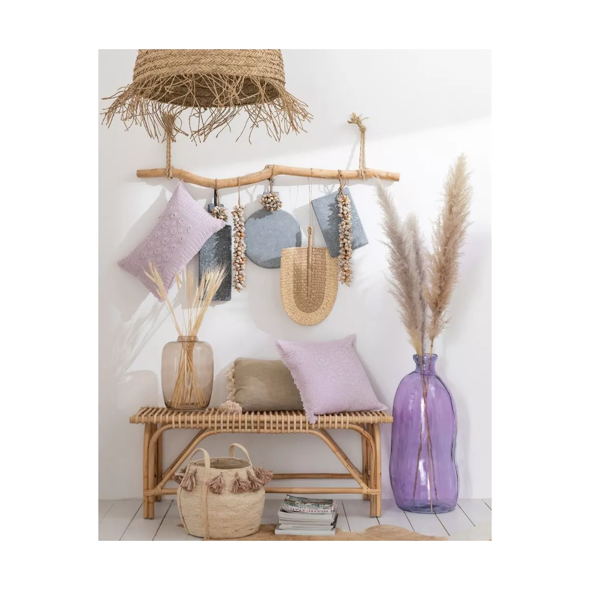 Banc Rotin Naturel Ellen