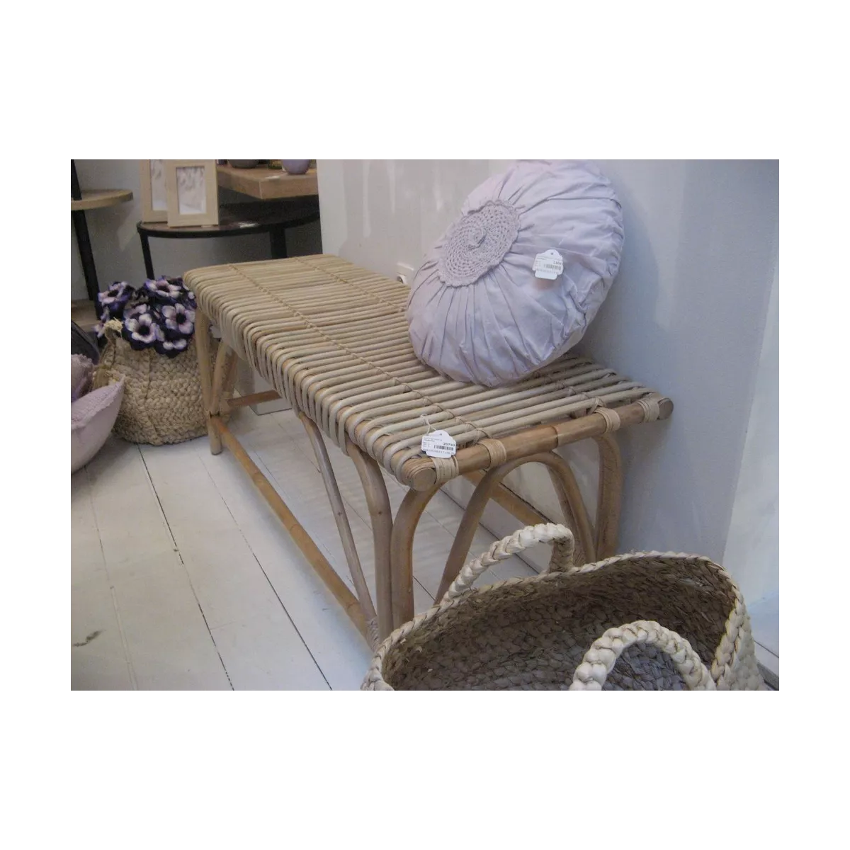 Banc Rotin Naturel Ellen