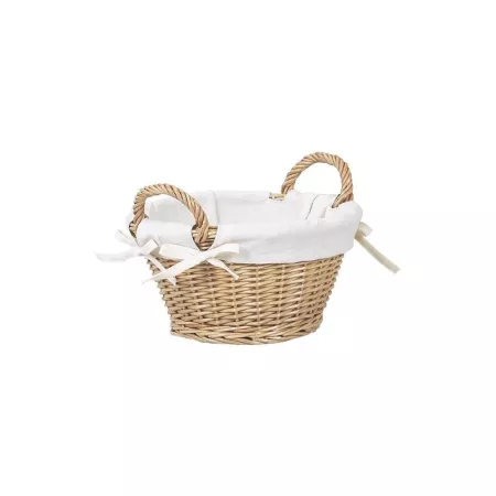 Corbeille Ronde Osier 27x27 Naturel