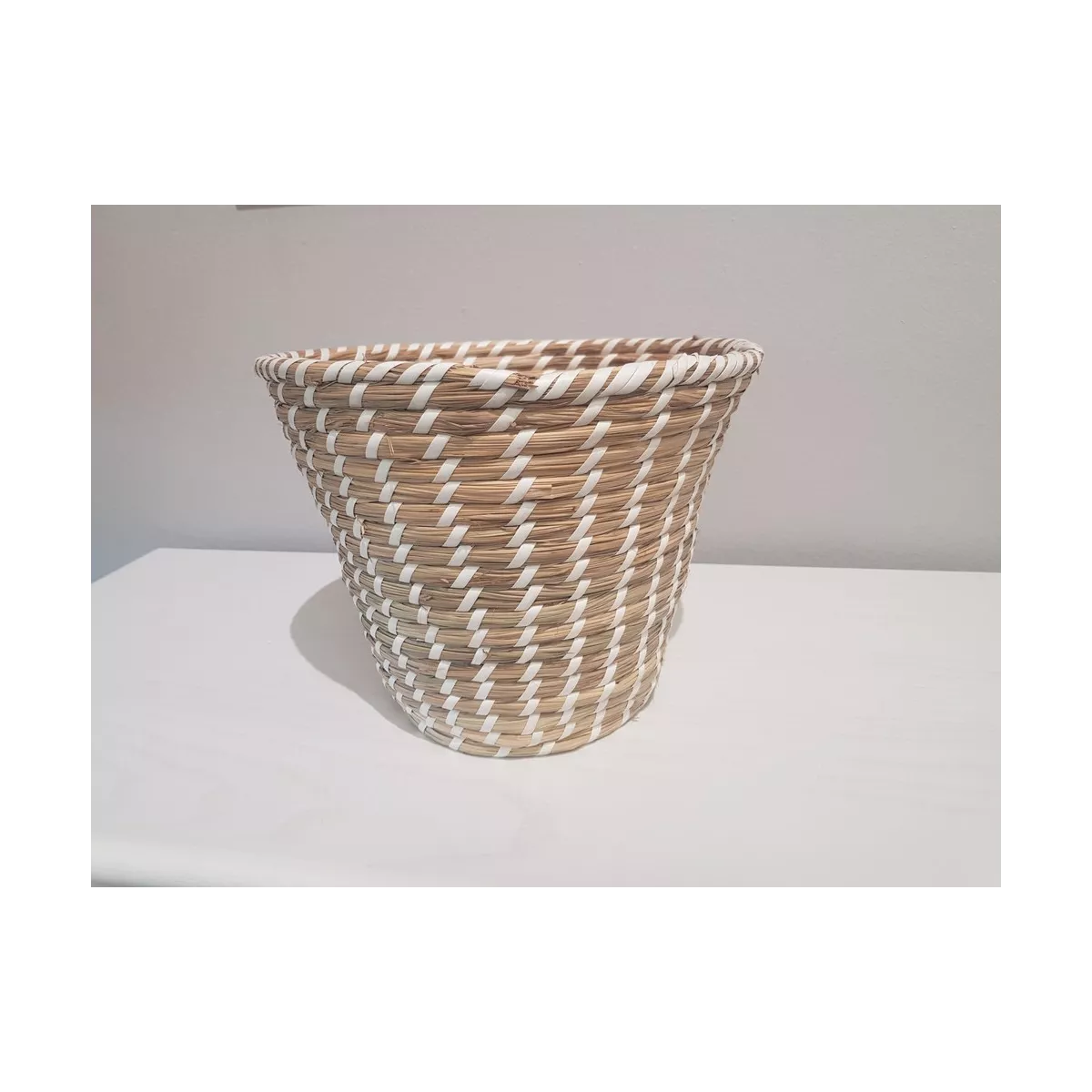 Corbeille Papier en jonc 26X26