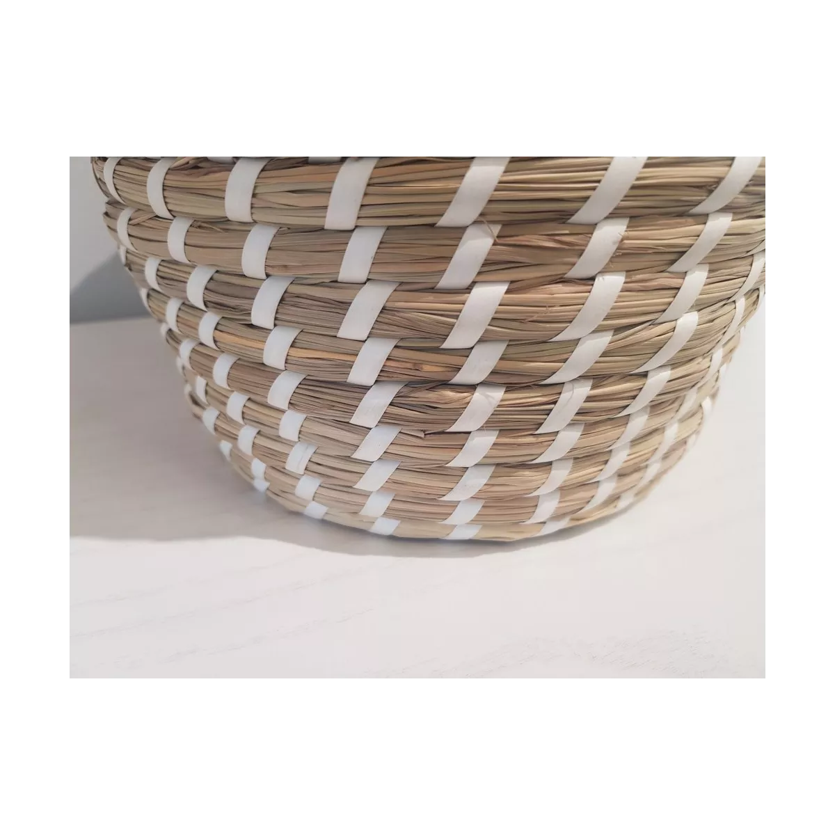 Corbeille Papier en jonc 26X26