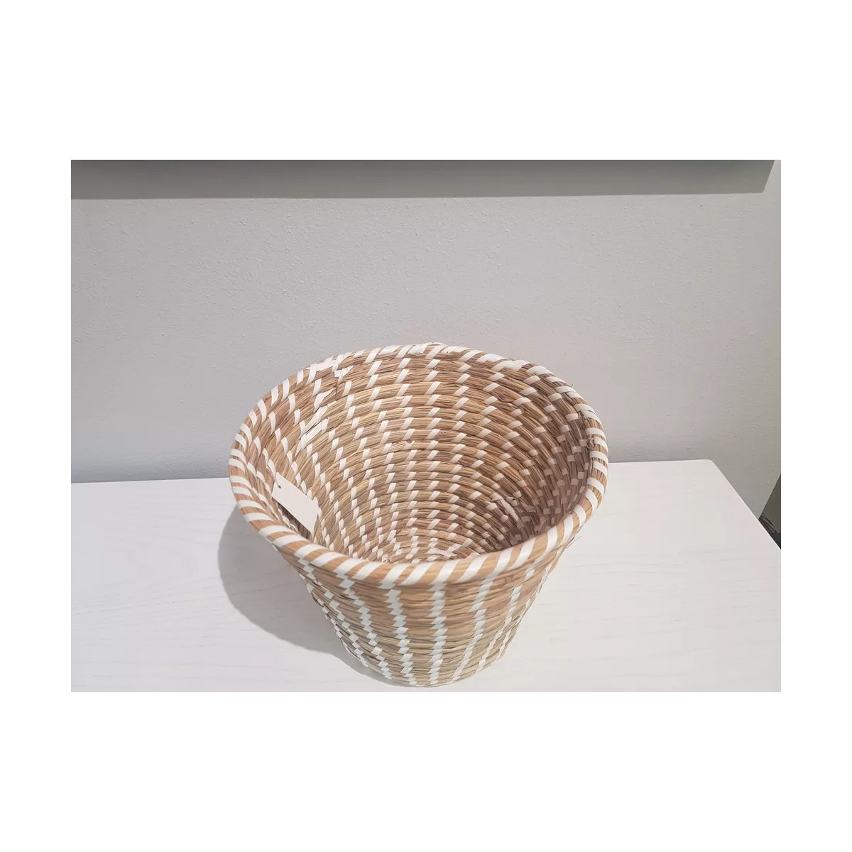 Corbeille Papier en jonc 26X26