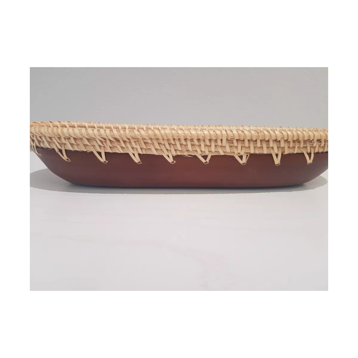 Banneton en bambou marron 34x13