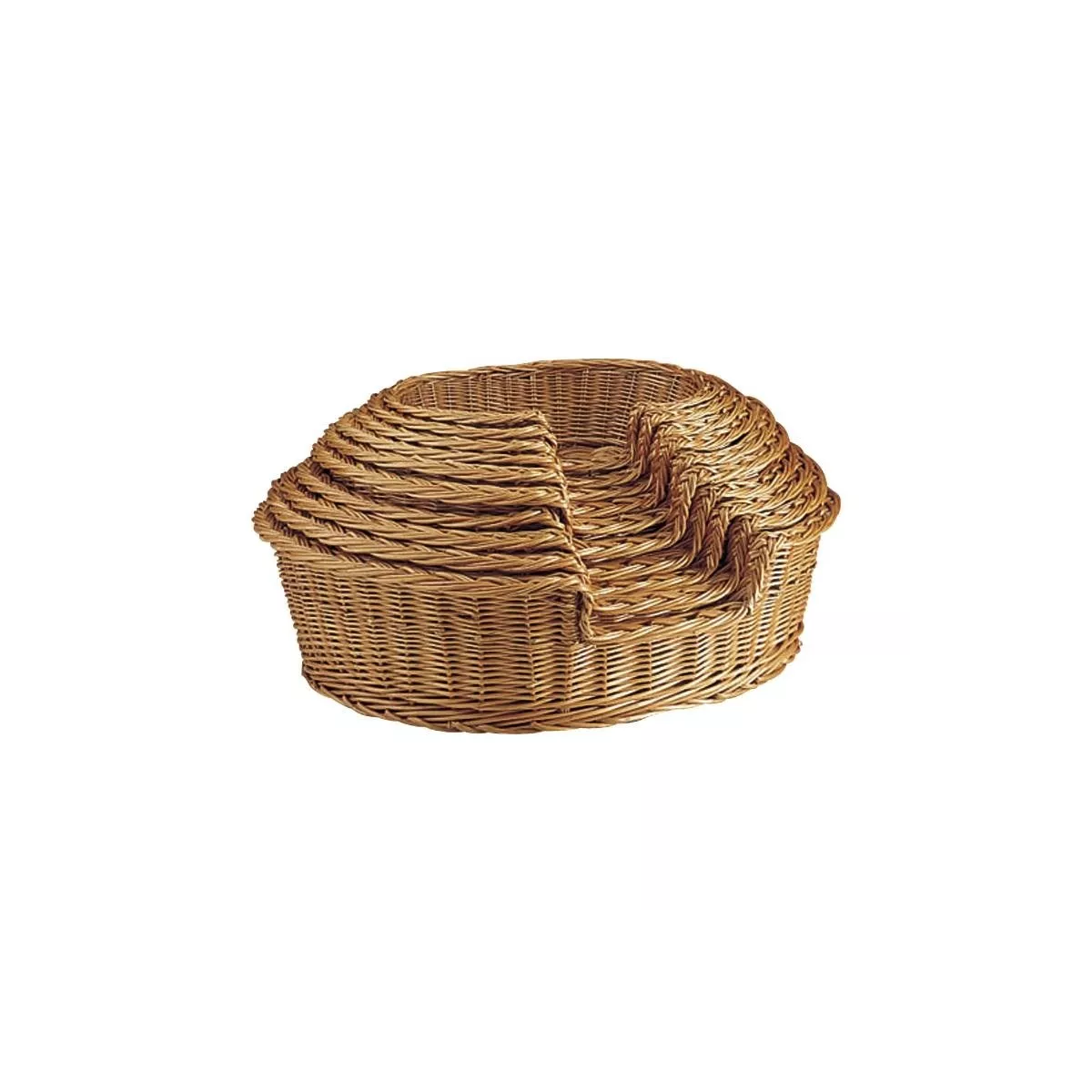 Panier en osier roux pour Animal Rotin 55x40