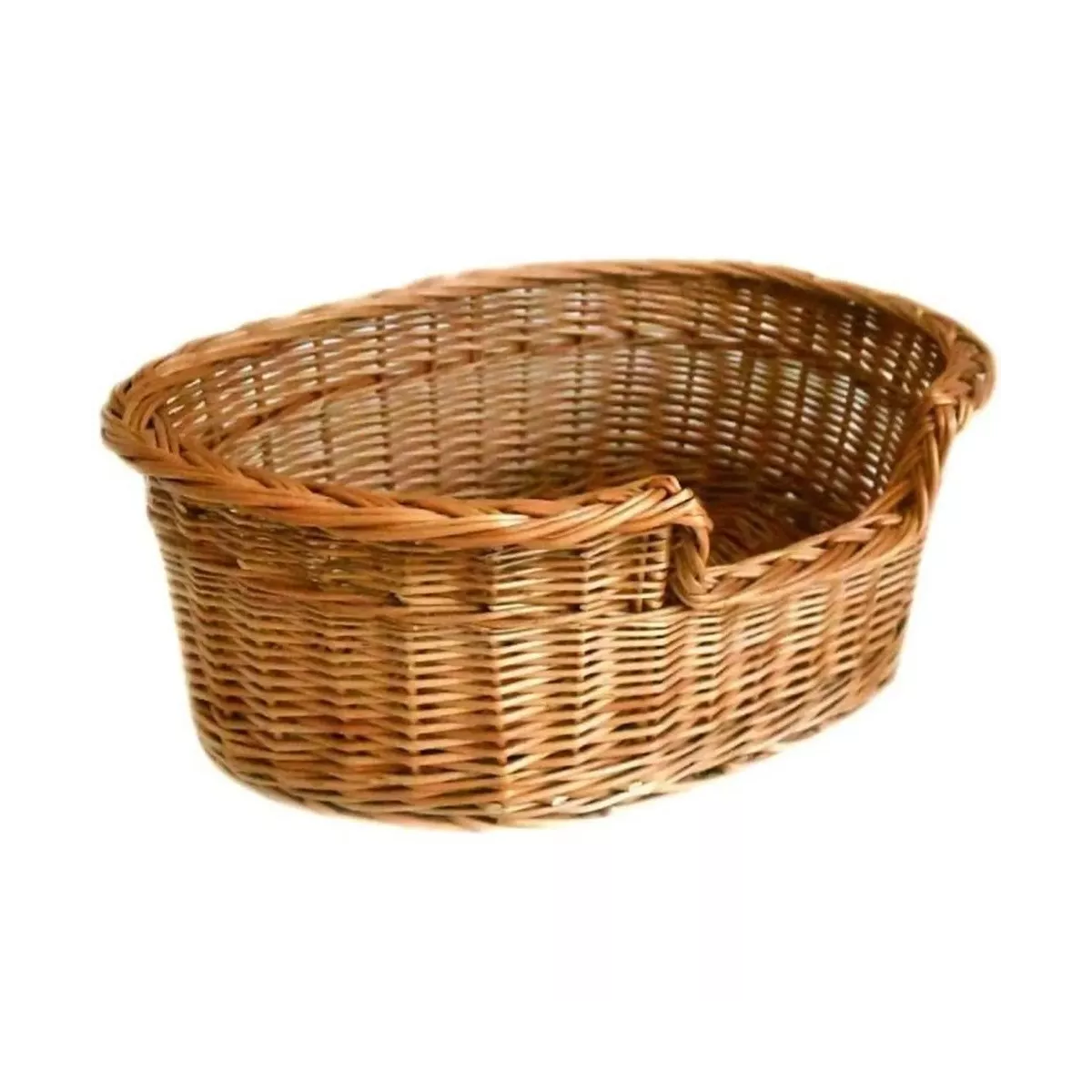 Panier en osier roux pour Animal Rotin 86x68