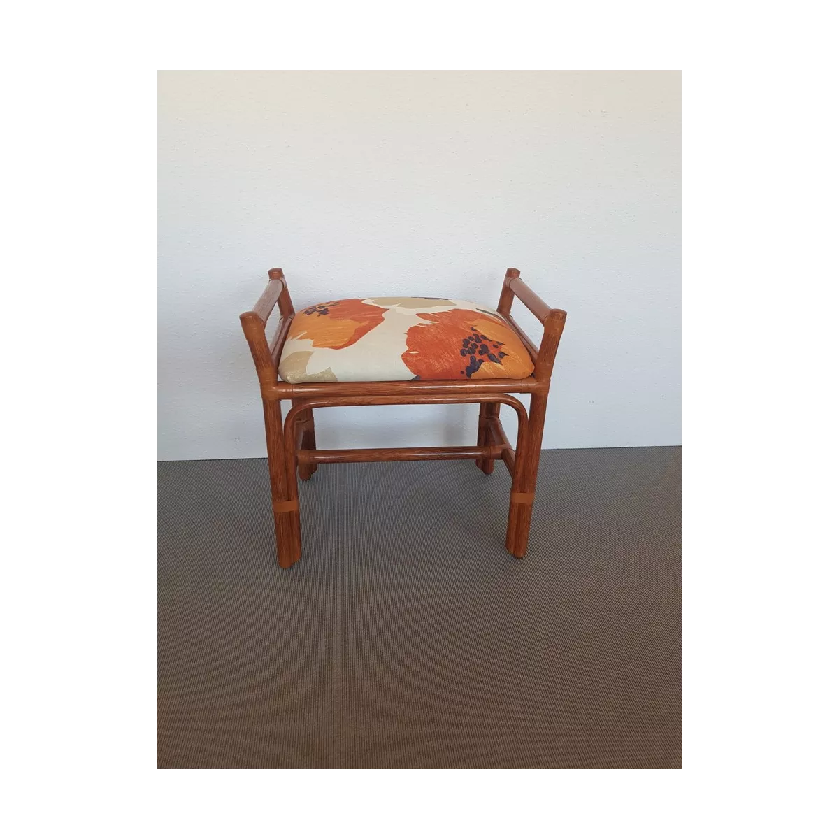 Tabouret Rotin Delos Merisier