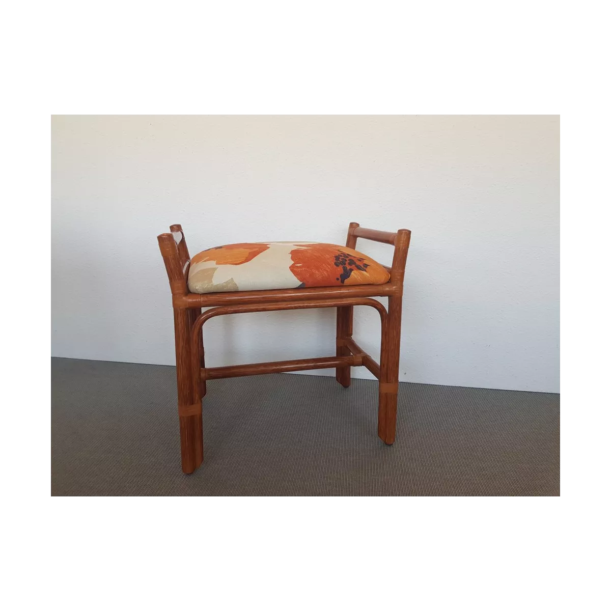 Tabouret Rotin Delos Merisier