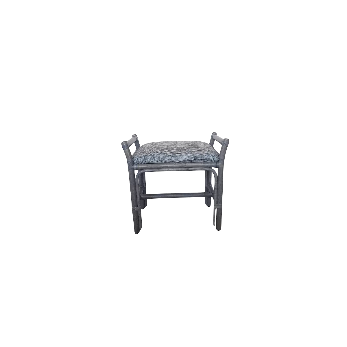 Tabouret Rotin Delos Gris