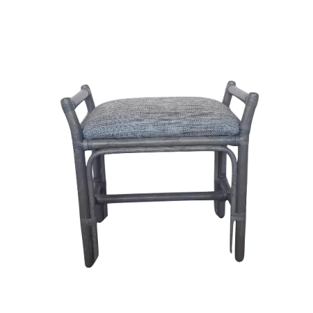 Tabouret Rotin Delos Gris