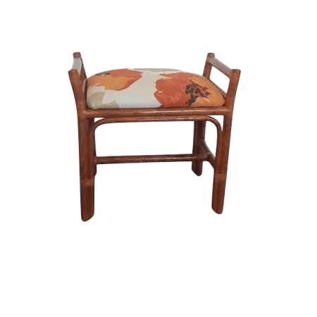 Tabouret Rotin Delos Merisier