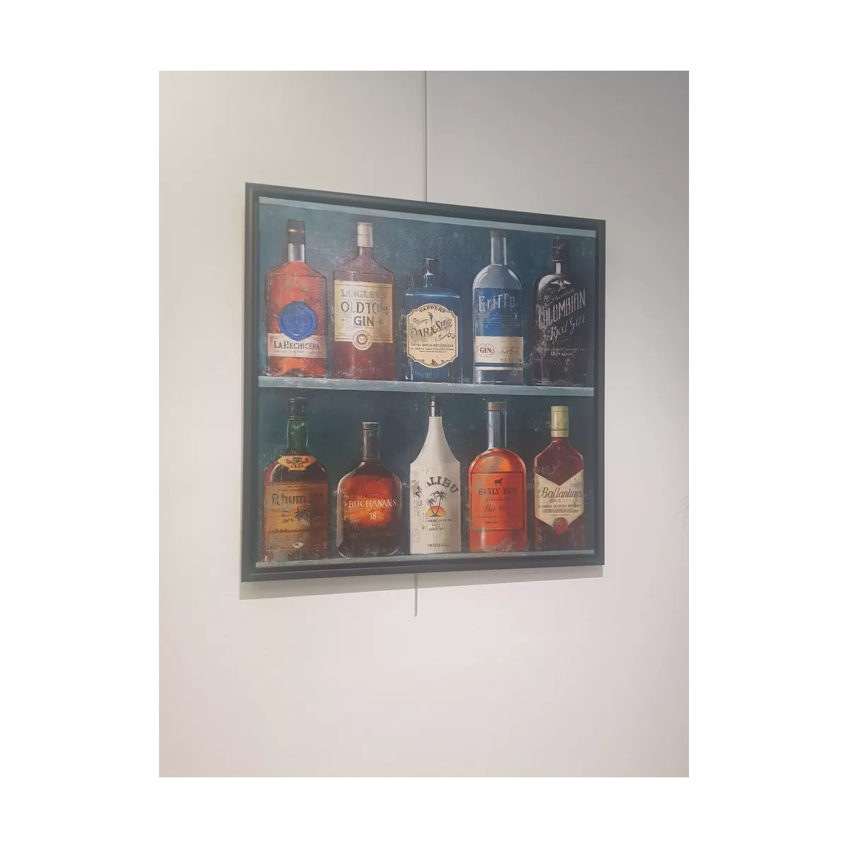 Tableau Vieilles Bouteilles 75x75