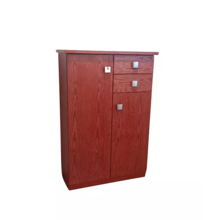 Meuble Paros 85x37 : 2 Portes et 2 Tiroirs Rojo