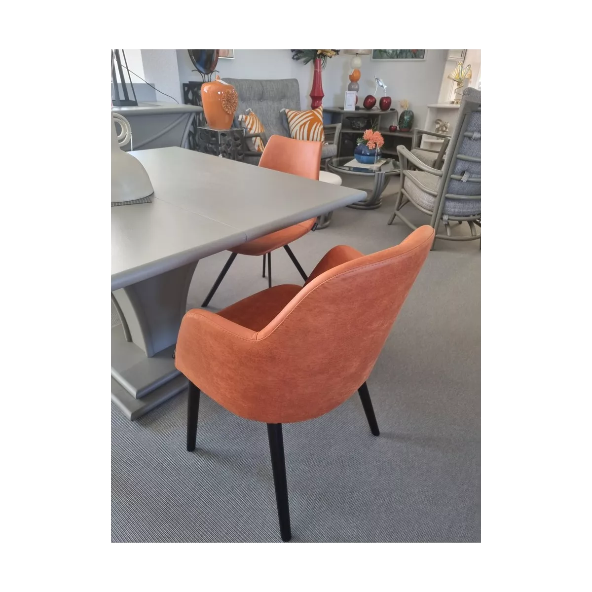 Chaise  Sue Terracotta