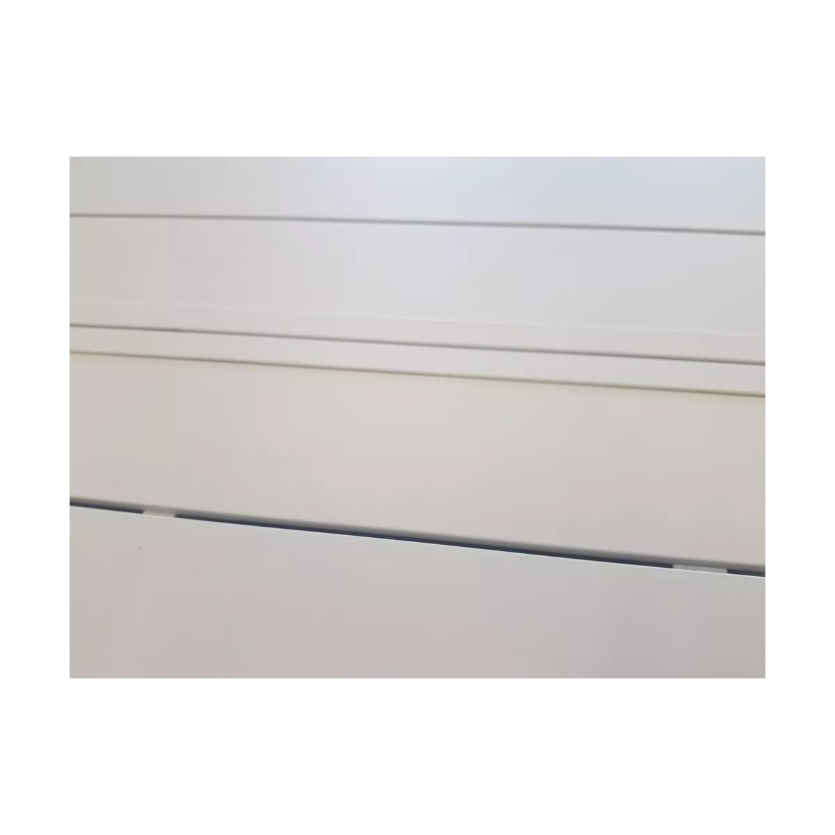 Table Nerja 145 en Aluminium blanc avec allonge