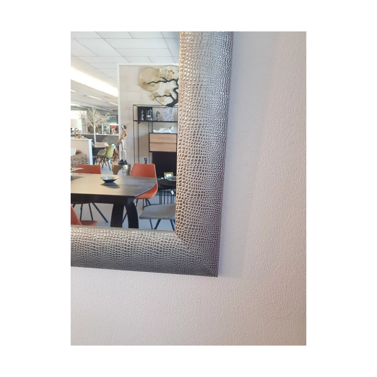 Miroir Gombe Argent 57x157