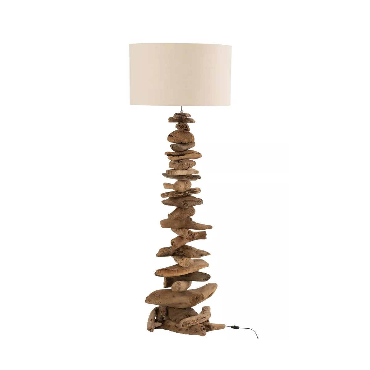 Lampe en Bois Flotté 170 cm H