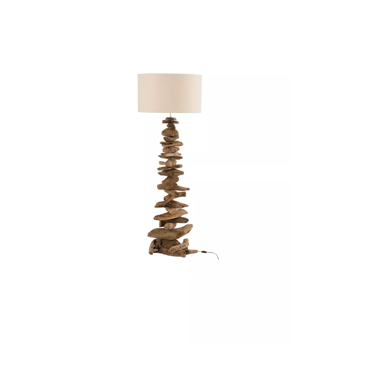 Lampe en Bois Flotté 170 cm H