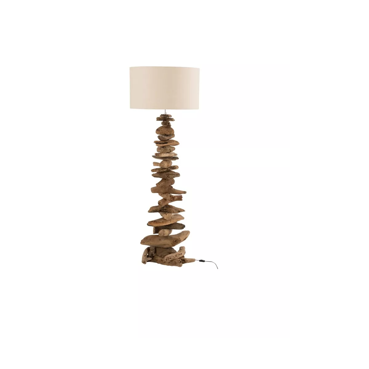 Lampe en Bois Flotté 170 cm H