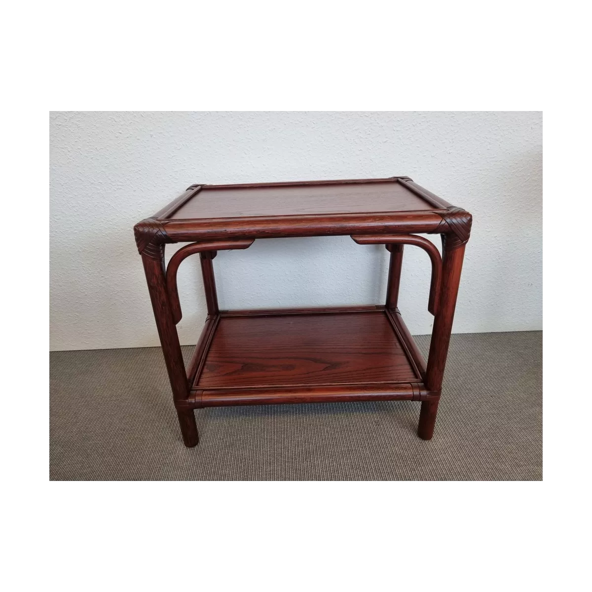 Bibus Rectangulaire 50x35x46 Acajou