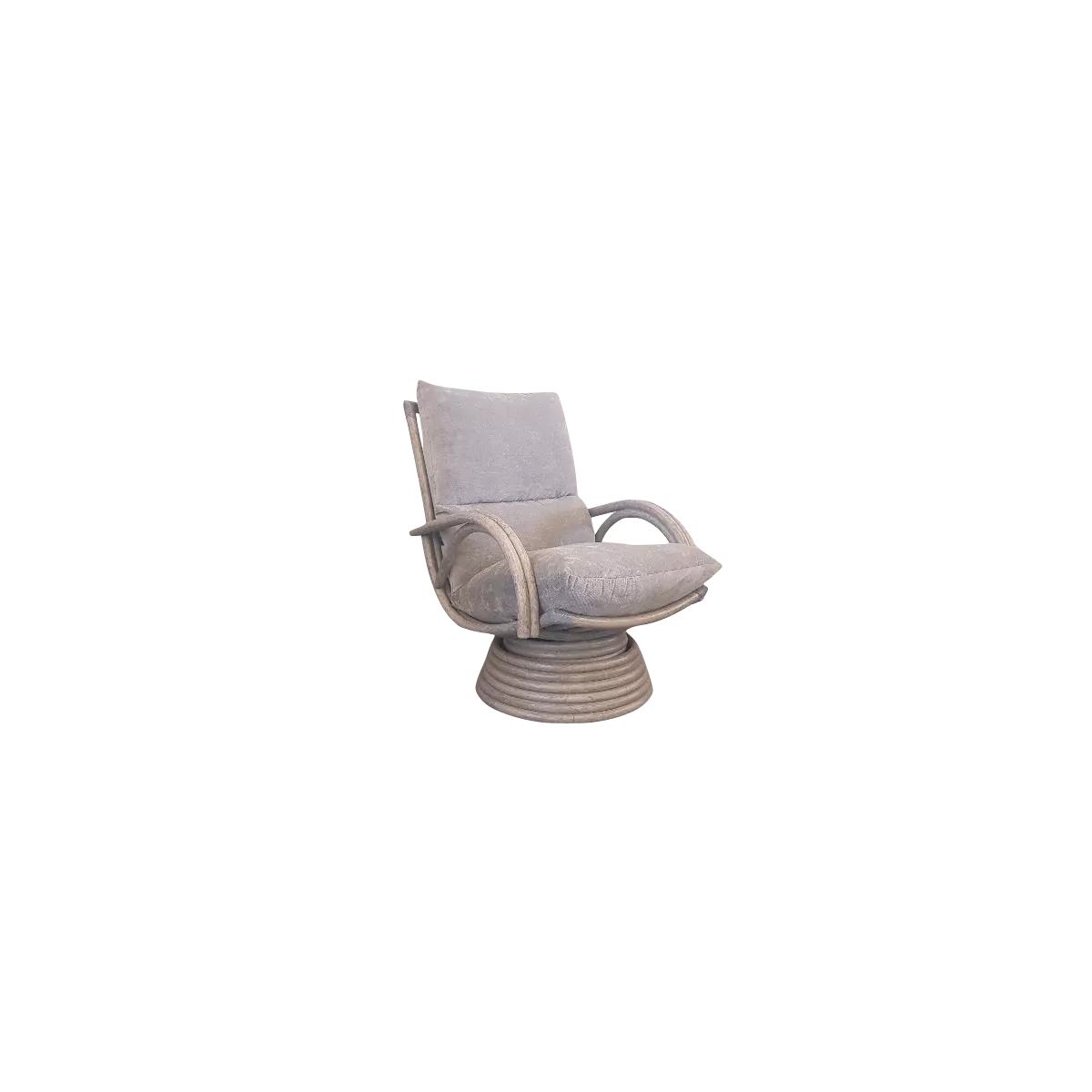 Fauteuil Pivotant Leeds Gris
