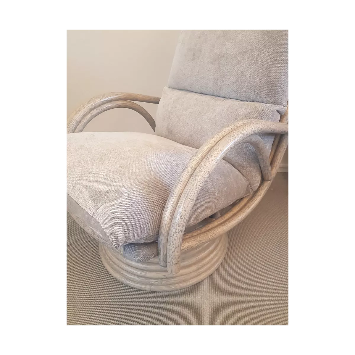 Fauteuil Pivotant Leeds Gris