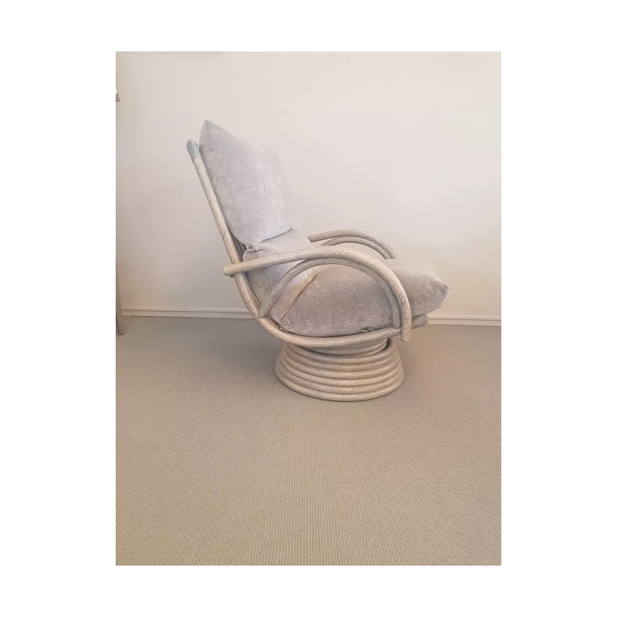 Fauteuil Pivotant Leeds Gris