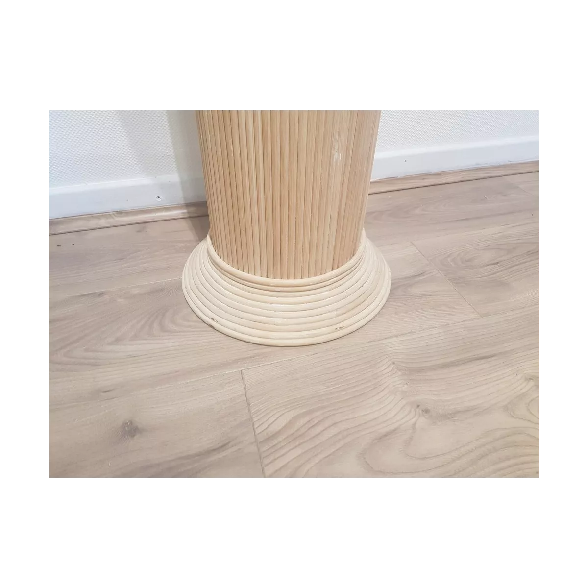 Colonne Romaine en Rotin H.91 cm Brut