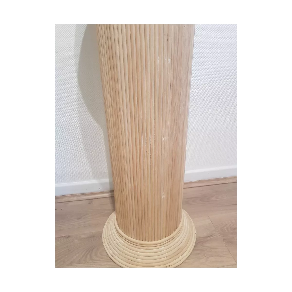 Colonne Romaine en Rotin H.91 cm Brut