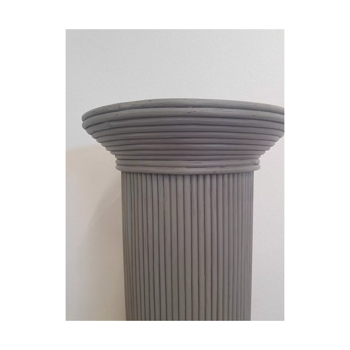 Colonne Romaine en Rotin H.76 cm Taupe