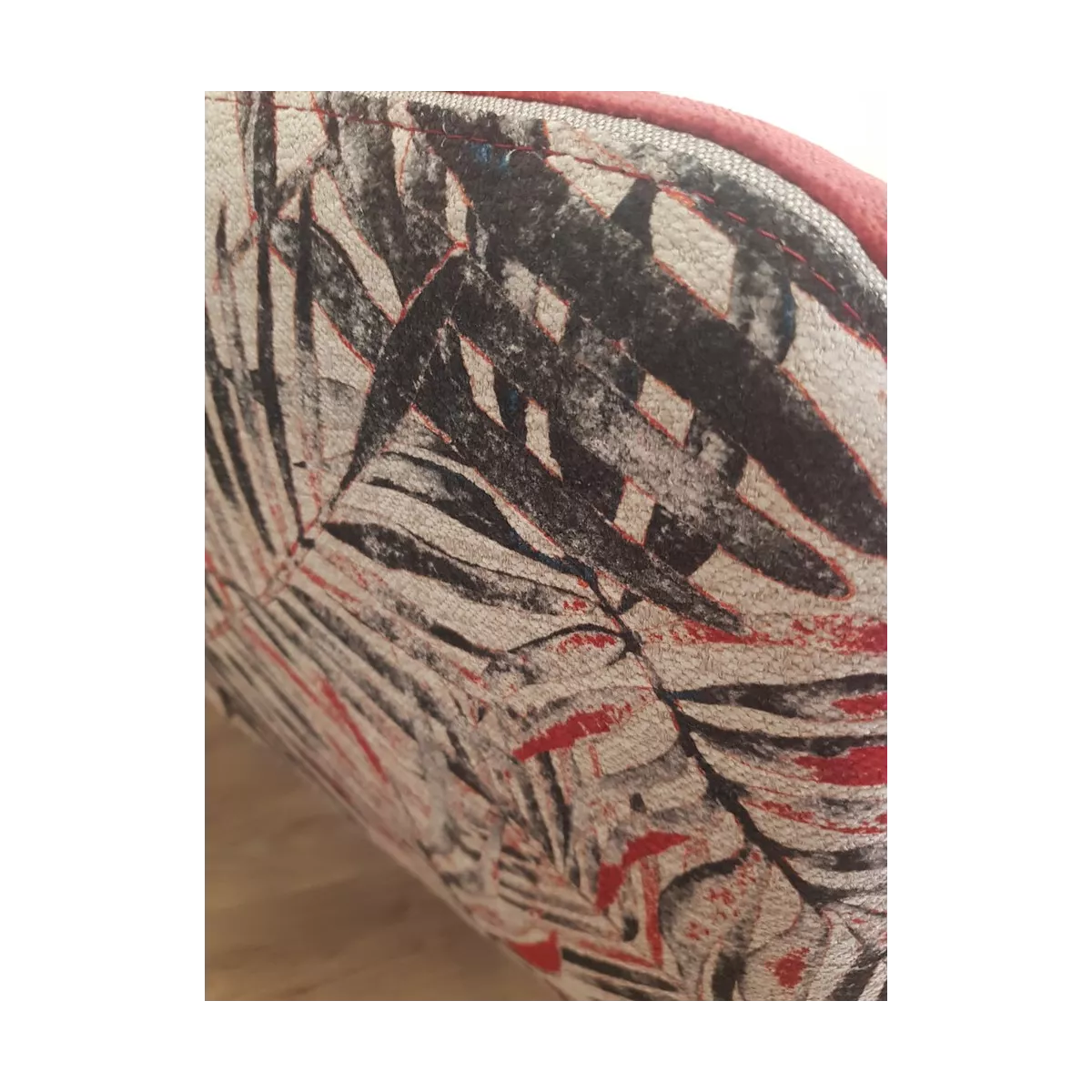 Fauteuil Haut Dossier Catania Jungle Framboise
