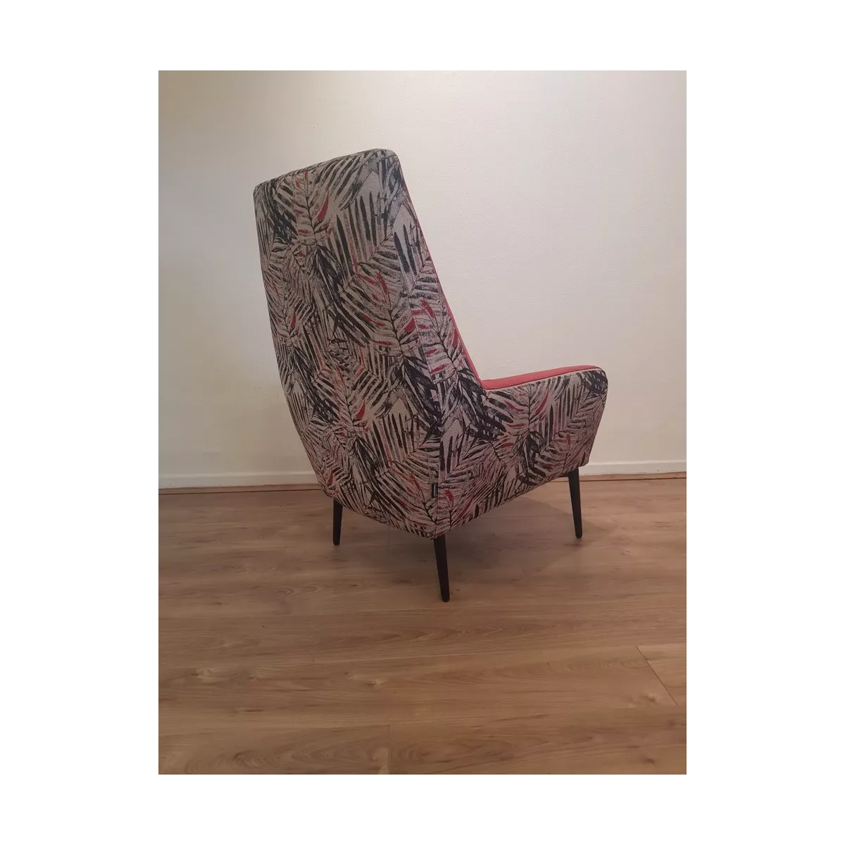 Fauteuil Haut Dossier Catania Jungle Framboise